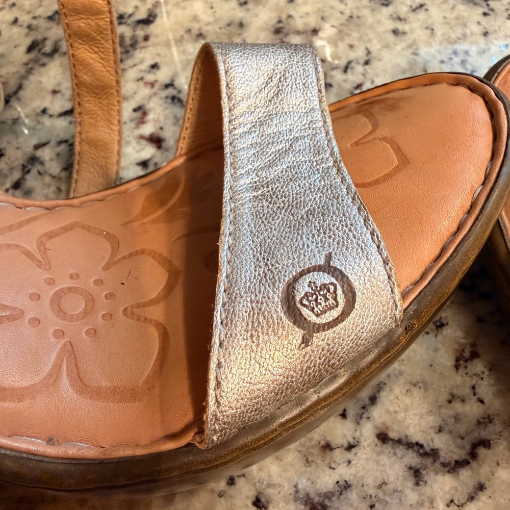 Born Metallic Strappy Sandal - Picture 6 of 8